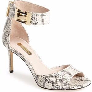 Louise et Cie Gordon High Heel Python Sandal NWOT